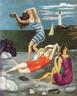 Pablo Picasso Les Baigneuses maillot pantaloon bathing beauty