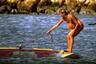 Guadeloupe Topless Windsurfer