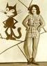 Clara Bow Maillot Playsuit Felix the Cat Wink